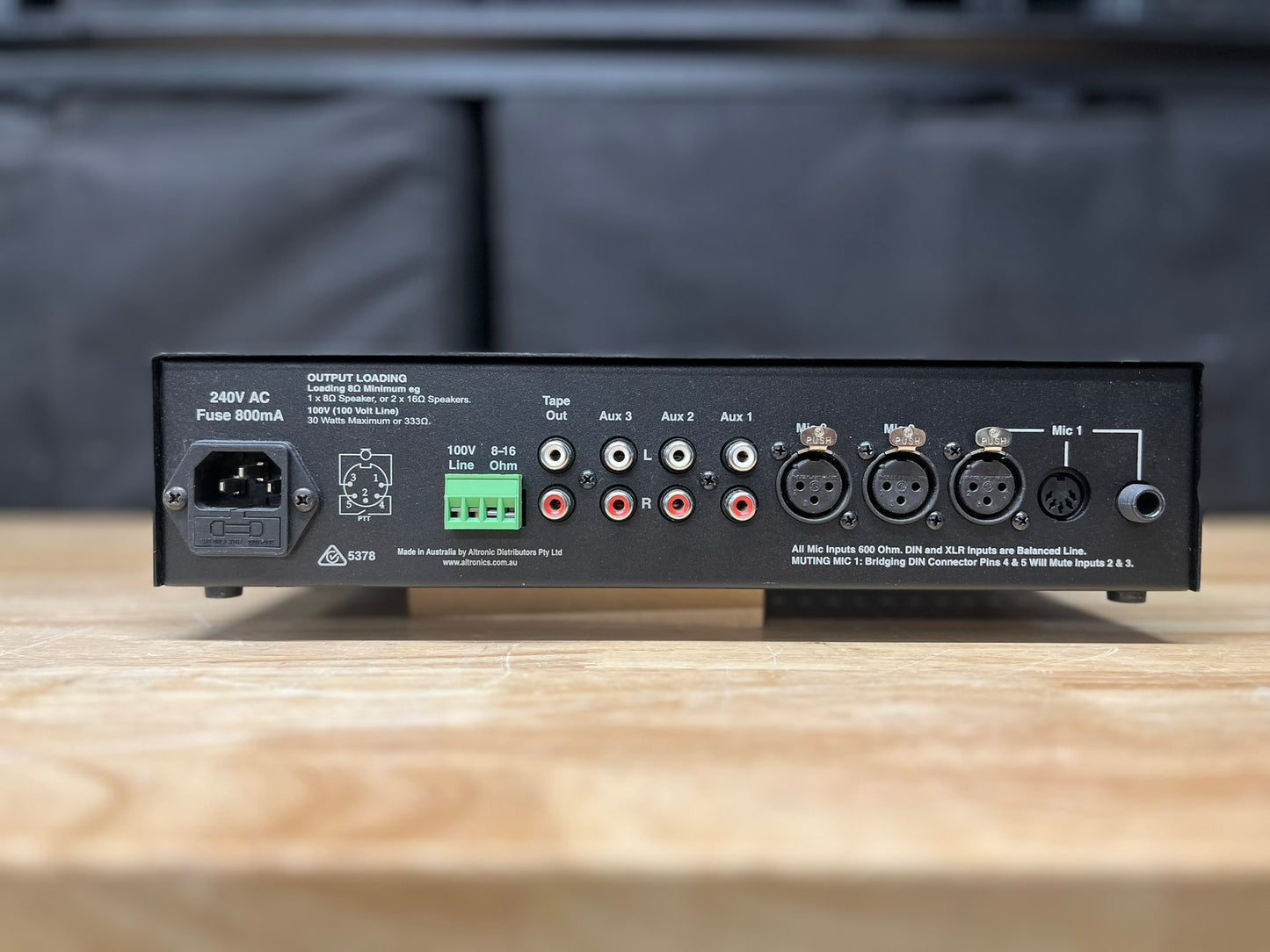 Redback A 4031 30W Mixer/Amplifier