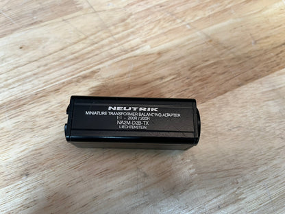 Neutrik Miniature Transformer Balancing Adapter
