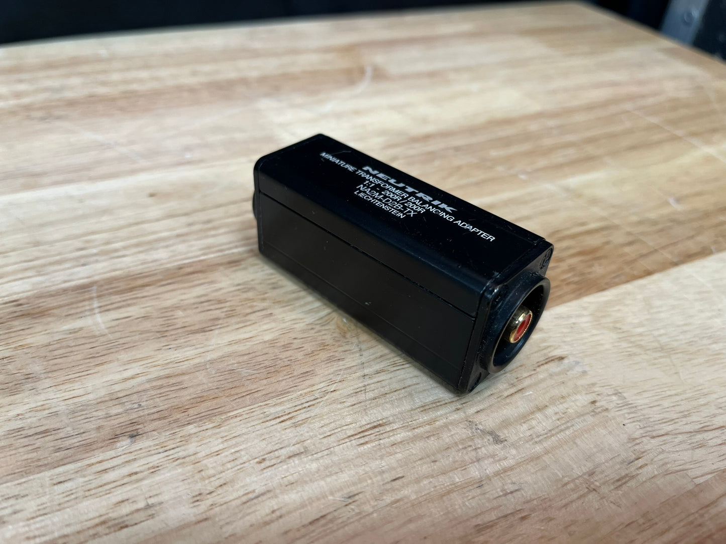 Neutrik Miniature Transformer Balancing Adapter