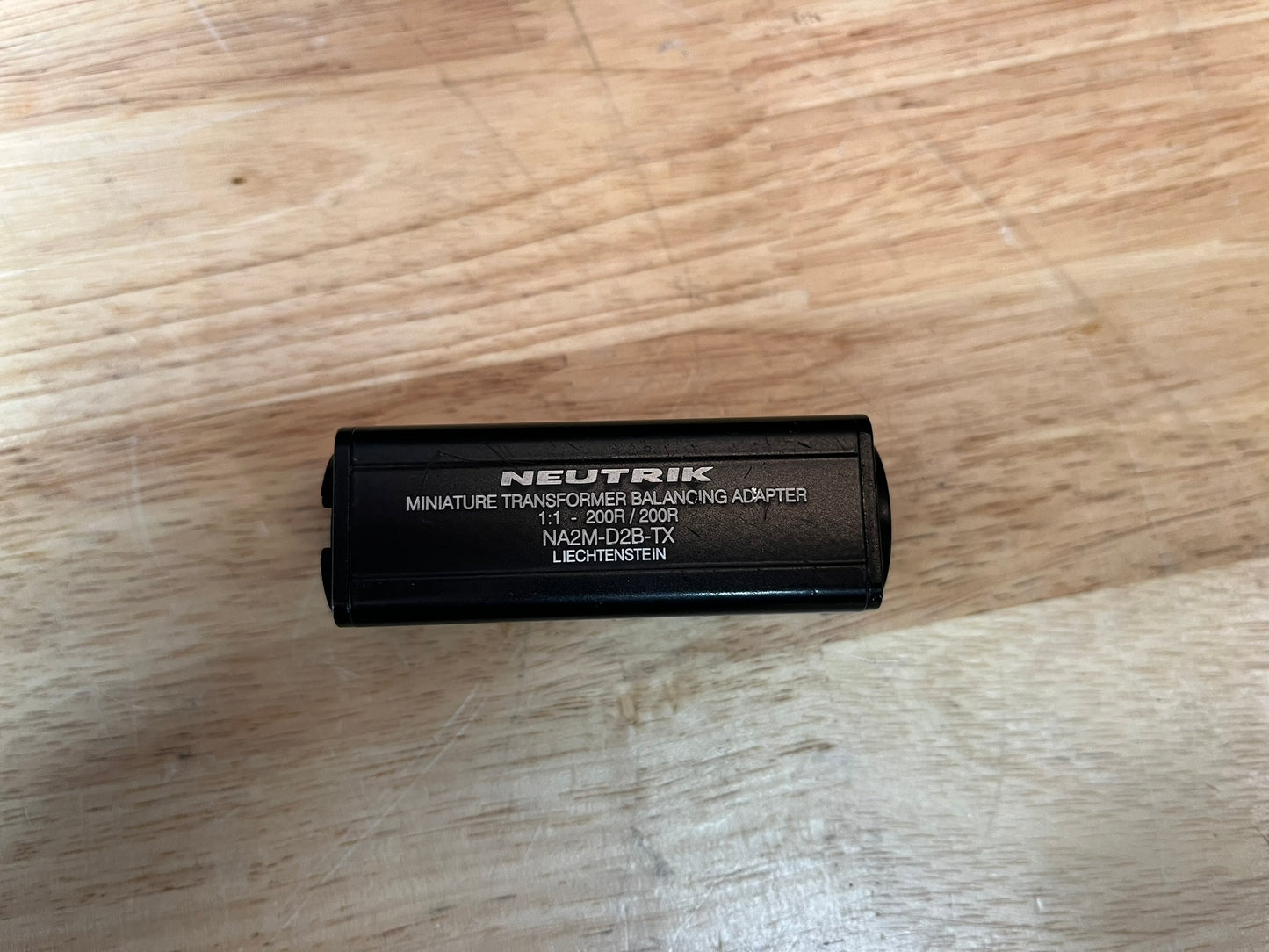 Neutrik Miniature Transformer Balancing Adapter