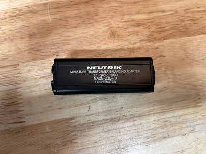 Neutrik Miniature Transformer Balancing Adapter