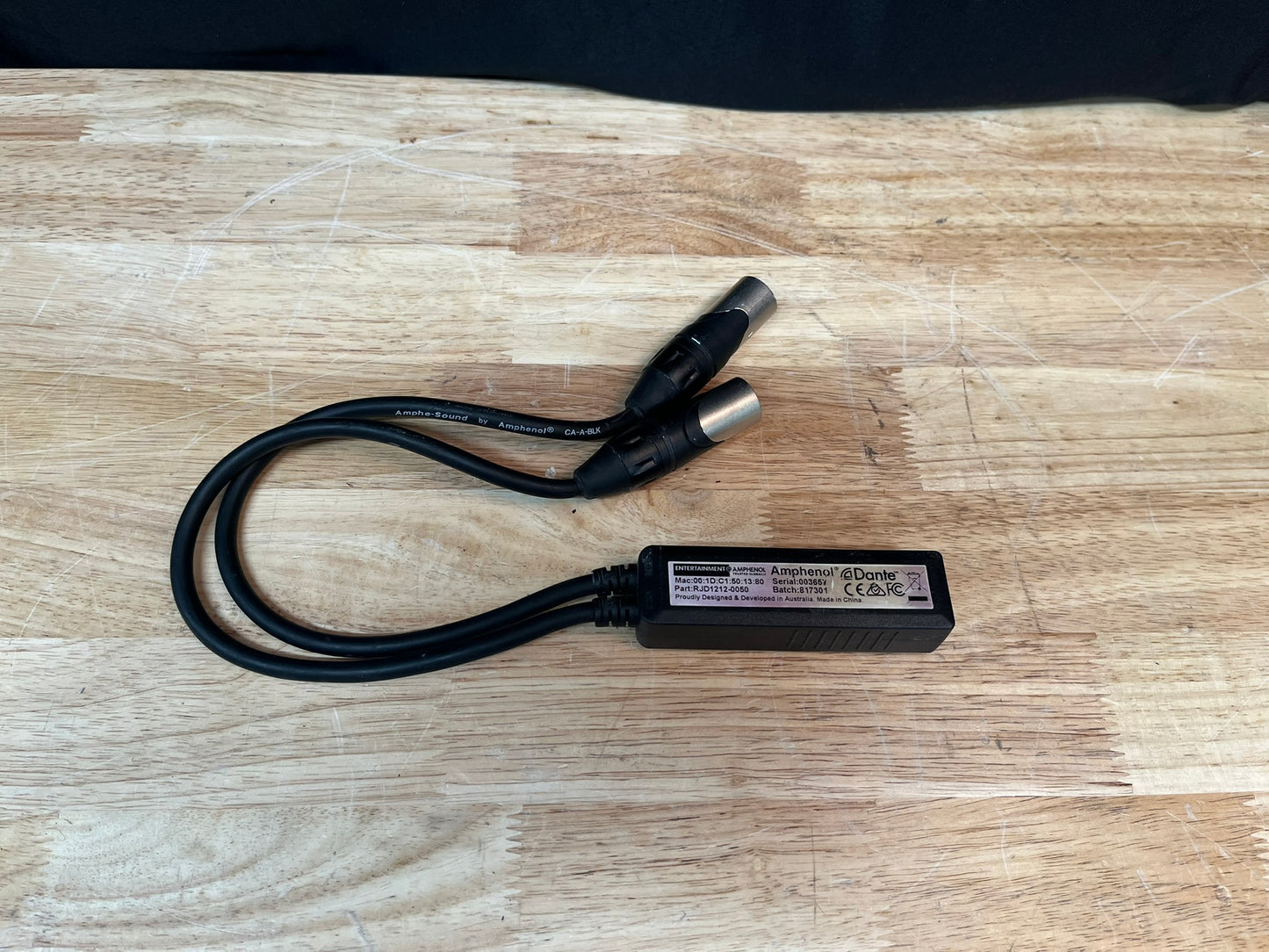 Amphenol Dante Adapter (2x Output)