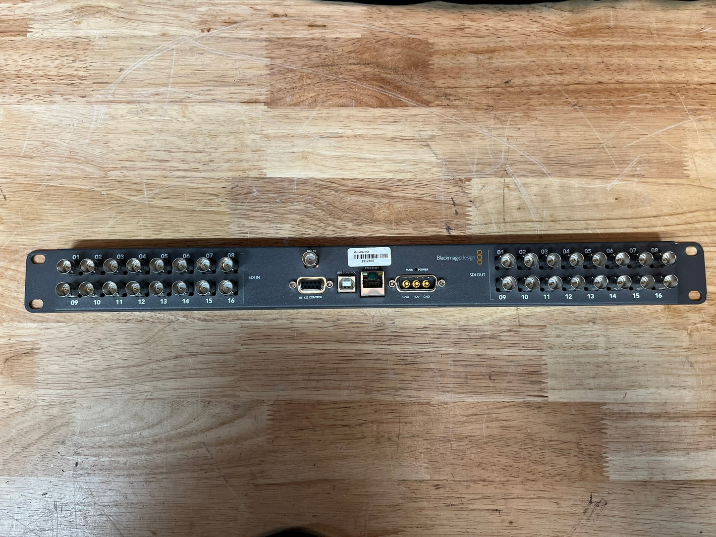 Blackmagic Micro Video Hub 16x16 SDI Matrix