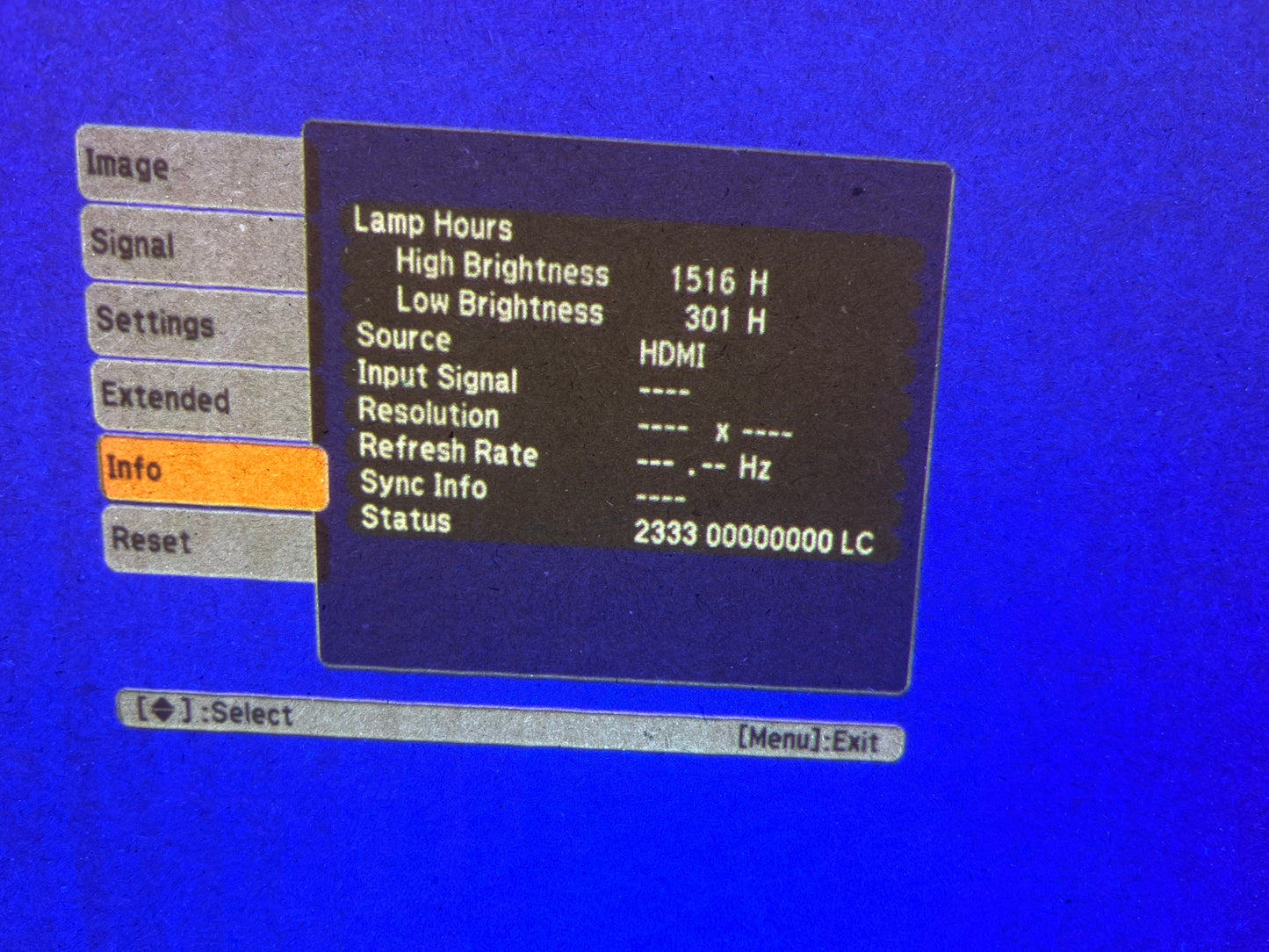 Epson EB-W6 Projector